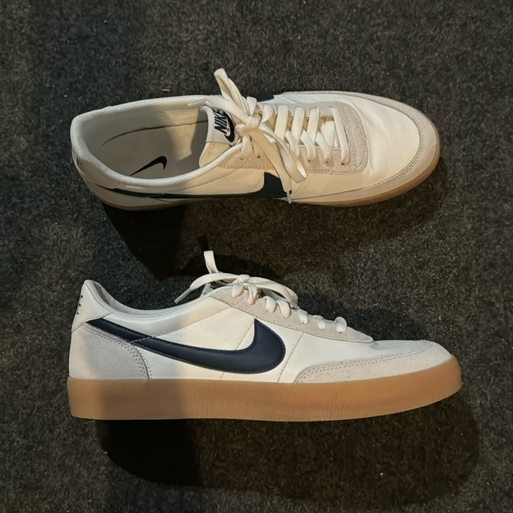 Brand New Nike Killshot 2 Leather White Navy Swoosh 11.5 Gum Sole